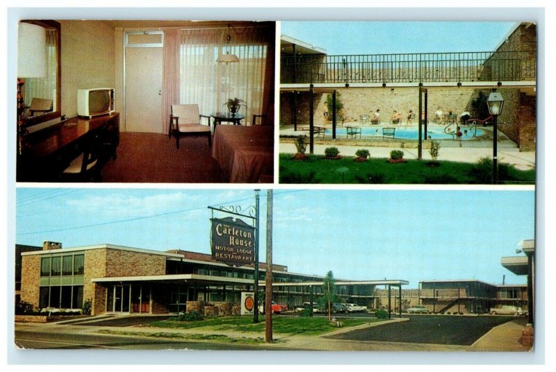 Sheraton Carleton House Motor Lodge And Restaurant Rocky Mount NC Postcard 