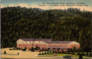 Tennessee Gatlinburg New Riverside Hotel Curteich