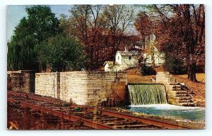 METAMORA, IN Indiana~ THE FALLS Whitewater Canal 1960 Franklin County Postcard