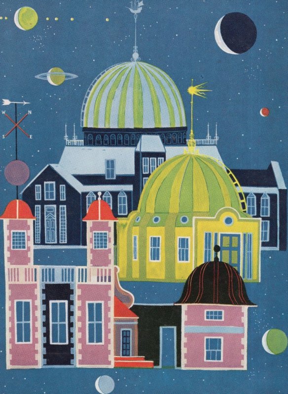 Greenwich Pop Art London Transport 1960s Poster Painting Postcard