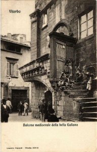 CPA VITERBO Balcone medioevale della bella Galiana ITALY (545473)