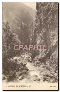 Old Postcard Gorges of the Arly