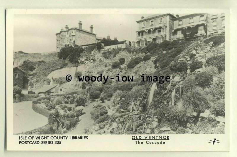 pp1627 -  The Ventnor Cascade,  in early 1900s - Pamlin postcard 