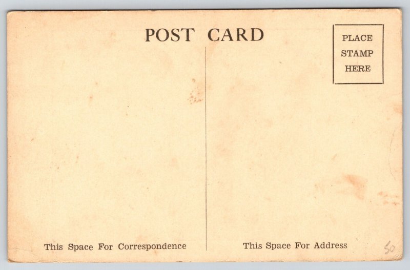 Hampton Beach New Hampshire~Ashworth Hotel~Columns~Flag~Fence~c1910 Postcard