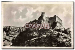 Postcard Modern Fontaine de Vaucluse Ruins of Chateau Petrarch and bishops of...