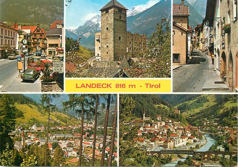 Austria Postcard Tirol Landeck different aspects