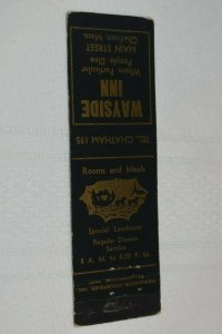 Wayside Inn Chathan Mass Coach with Horses 20 Strike Matchbook Cover