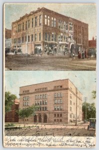Toledo Ohio~This Is A Swell Town~Old Masonic Temple Burned~New One Built 1907 PC