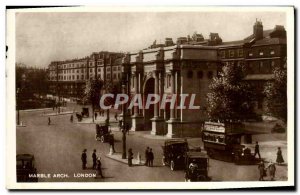 Postcard Old Marble Arch London