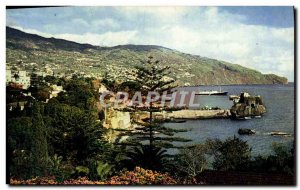 Modern Postcard Funchal Madeira Bay from the West Area Hotels