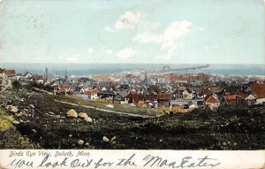 Birds Eye View Duluth Birds Eye View Duluth  - Duluth, Minnesota MN Postcard