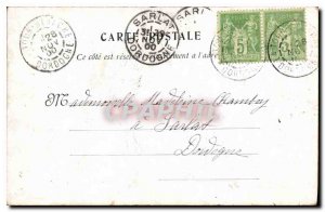 Old Postcard Saint Malo the high street