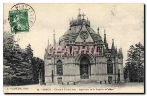 Old Postcard Dreux chapel saint louis burial of the family of orleans