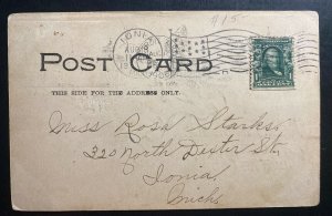 1906 Detroit MI USA Picture Postcard Black Americana Cover A Bird In The Han