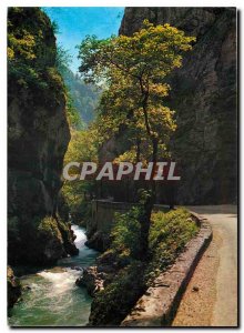 Postcard Modern Vercors Route Villard de Lans has Pont in Royans Gorges of th...