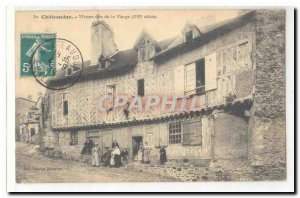 Chateaudun Old Postcard House known as the virgin (16th) (animated)