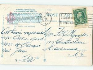 W-Border WASHINGTON PARK ADMIN BUILDING Chicago Illinois IL H6563