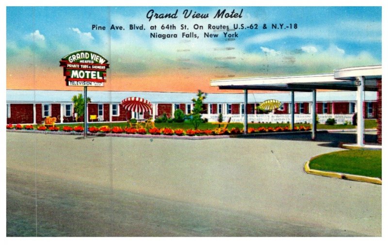 New York  Niagara Falls , Grand View Motel