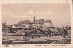 Transylvania Sibiu Romania Hermannstadt Manastirea Ursulinelor 1926 postcard