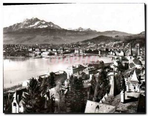 Modern Postcard Luzern mit Pilatus