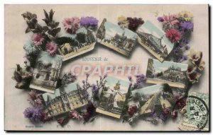 Old Postcard Souvenir of Fontainebleau