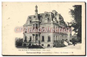 Old Postcard Epinay Sur Orge Sillery The Castle