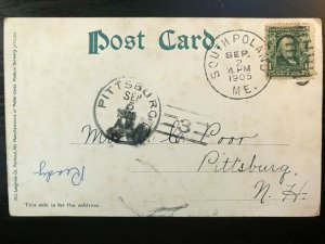 Vintage Postcard 1905 Poland Springs House South Poland Maine