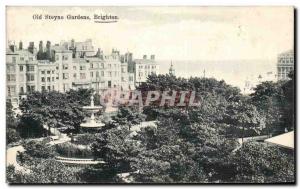 Old Postcard Old Steyne Gardens Brighton