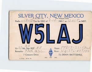 Postcard W5LAJ, Silver City, New Mexico