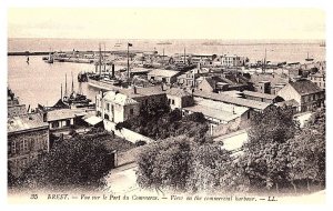 France Brest View of Commercial Harbor