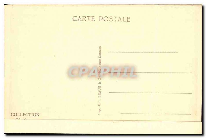 Old Postcard Colmar Old Customs