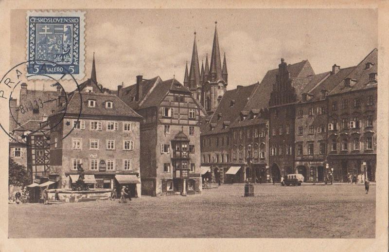 B77906 eger marktplatz jager  slovakia  scan front/back image