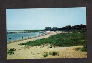 MA Hyannisport Beach Cottages Houses Cape Cod Mass Massachusetts Postcard