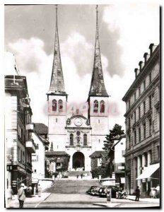 Modern Postcard Luzern Hotkirche