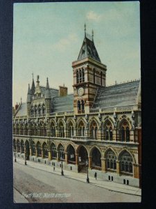 NORTHAMPTON Town Hall c1908 Postcard by S.& S.  N.