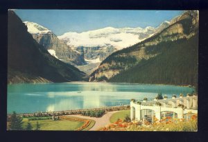 Lake Louise, Alberta, Canada Postcard, Mount Lefroy & Victoria Glacie