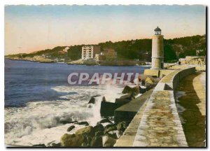 Modern Postcard Cassis Sea B R Lighthouse