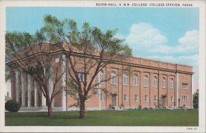Postcard Guion Hall A & M College College Station Texas TX