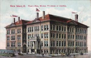 Illinois Rock Island Head Office Modern Woodmen Of America 1909