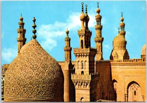 VINTAGE CONTINENTAL SIZE POSTCARD THE TOWN OF A THOUSAND MINARETS EGYPT 1970s