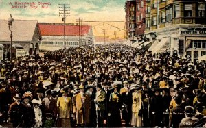 New Jersey Atlantic City A Boardwalk Crowd