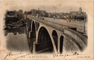 CPA ALBI - Le Pont neuf le Lycée (477573)