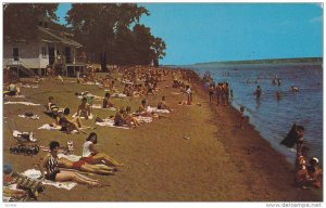 Sunbathing, St. Lawrence River, Parc Municipal de L'Ile St-Quentin, Trois-Riv...