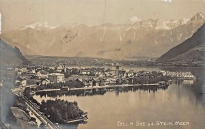 ZELL am SEE SALZBURG AUSTRIA~g. d. STEIN MEER~1913 PSTMK REAL PHOTO POSTCARD