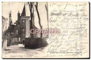 Old Postcard Ussel House Lavialle