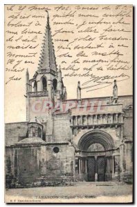 Old Postcard Tarascon Church Ste Marthe