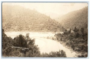 c1910's American River View Forest Auburn California CA RPPC Photo Postcard
