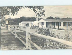 Damaged-Back Pre-1980 YANKEE TRAVELER MOTEL Plymouth Massachusetts MA B7650