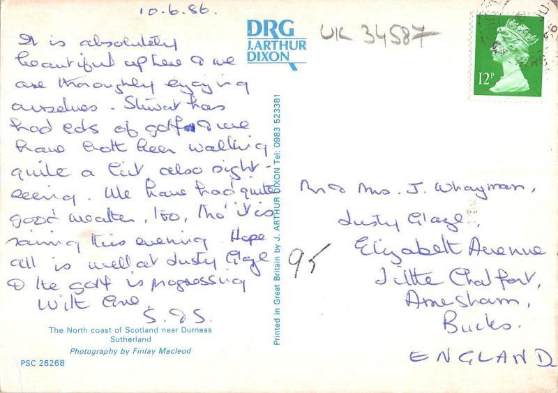 uk34587 durness sutherland  scotland  uk