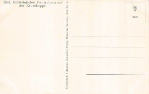 A124 Germany Kiel Holsteinisches Bauernhaus auf Krusekoppel vintage postcard